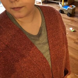 Heathered lularoe cranberry Sarah XL